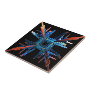 Azulejo La mecánica de todo el mosaico cerámico