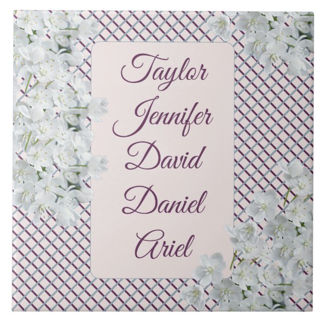 Azulejo La mejor mamá del mundo (Frente)