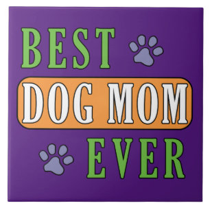 Azulejo La mejor mamá del perro