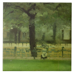 Azulejo La milla del Ladie, Kensington cultiva un huerto