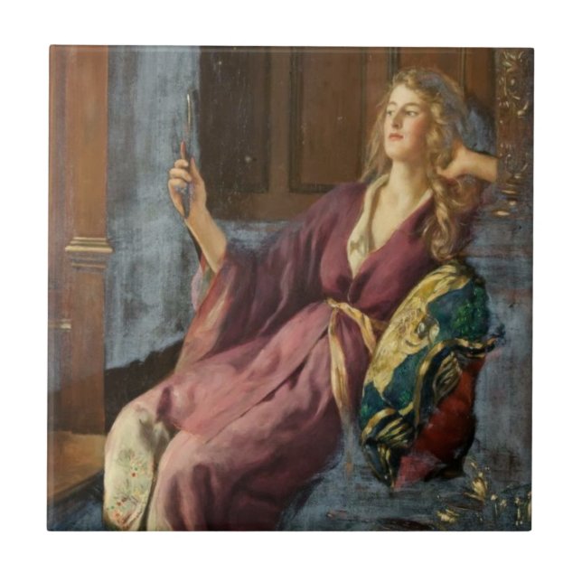 Azulejo La Minx (por John Collier) (Frente)