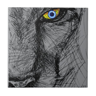 Azulejo La Mirada del Tigre