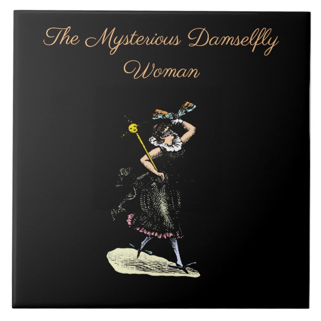 Azulejo La mujer mágica de la mosca (Frente)