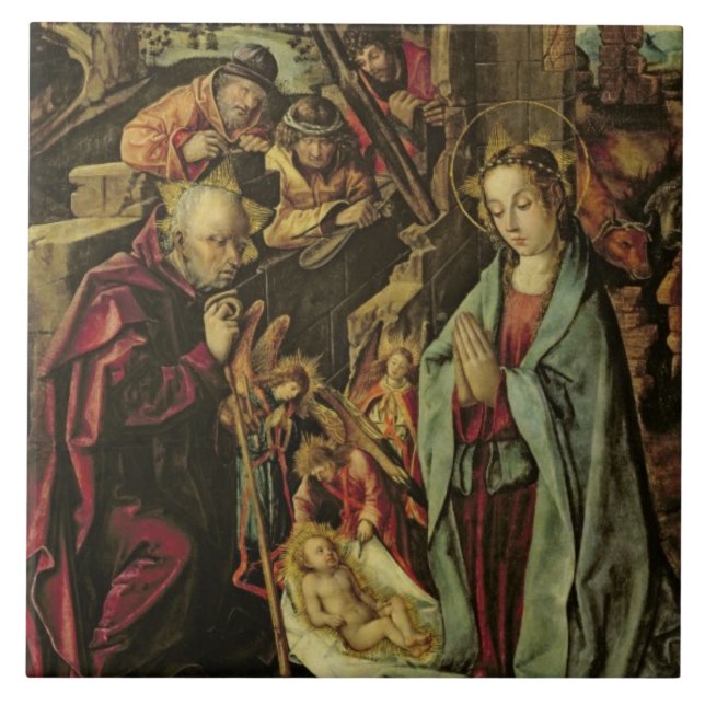 Azulejo La natividad (Frente)