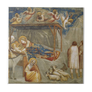 Azulejo La Natividad de Jesucristo por Giotto