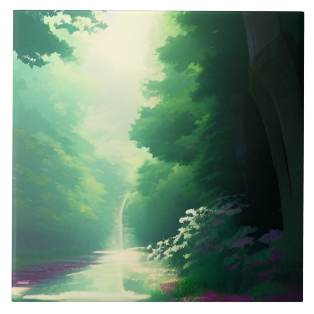 Azulejo La naturaleza decorativa (Frente)