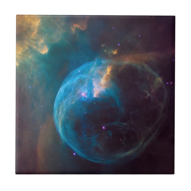 Azulejo La Nebulosa Burbuja, Ngc 7635. (Frente)