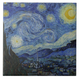 Azulejo La noche estrellada (Vincent van Gogh) (arte famos