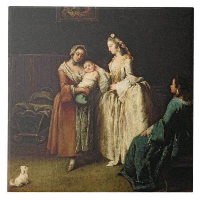 Azulejo La nodriza (Frente)