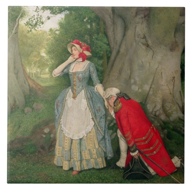 Azulejo La oferta (w/c en el papel) (Frente)