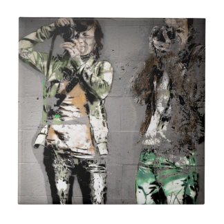 Azulejo La pintada del fotógrafo