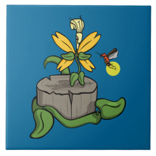 Azulejo La primavera saluda el mosaico de verano