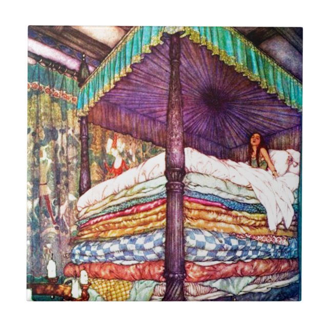 Azulejo La princesa y el té (Frente)