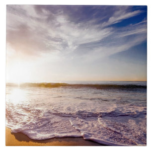 Azulejo La puesta de sol de California... hermosa