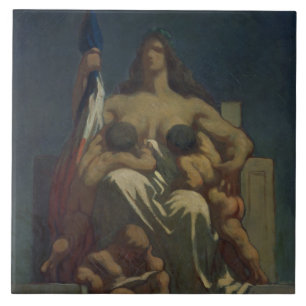 Azulejo La república, 1848 (aceite en lona)