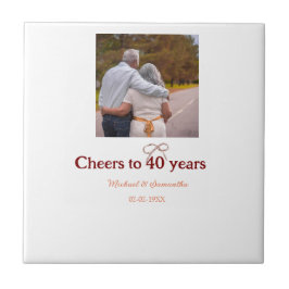 Azulejo La reverencia de Marron a un boda de 40 años