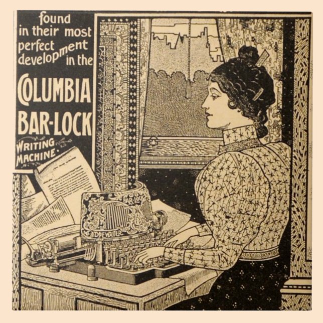 Azulejo La Secretaria de Escritura de los años 1890 (Subido por el creador)