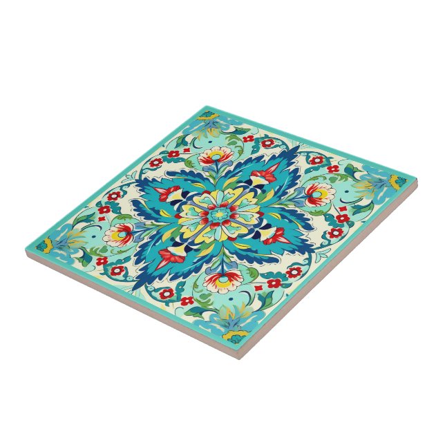 Azulejo La serenidad del Sultán de Iznik (Lado)