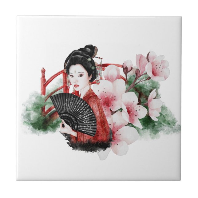 Azulejo La serie Okinawa Diseño 38 (Frente)