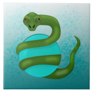 Azulejo La serpiente