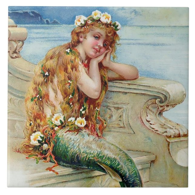 Azulejo “La Sirenita” por E S Hardy (Frente)