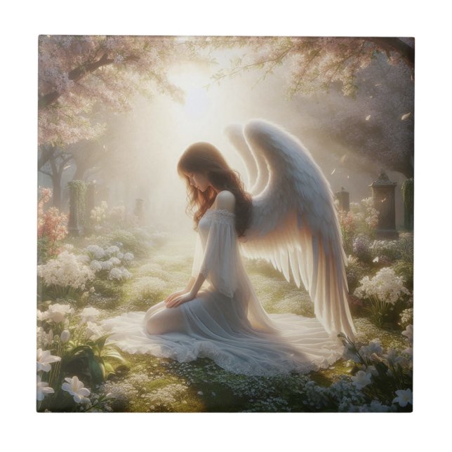 Azulejo La solaza de Ángel (Frente)