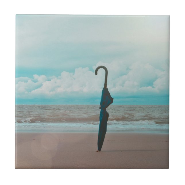 Azulejo La sombrilla - (Frente)