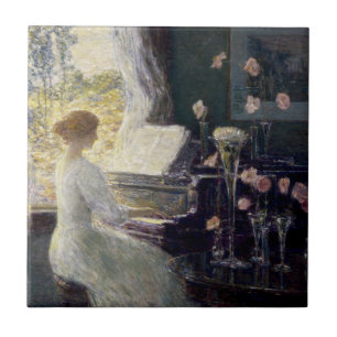 Azulejo La Sonata de Frederick Childe Hassam