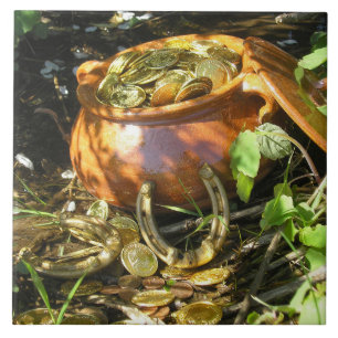 Azulejo "La suerte de los irlandeses"