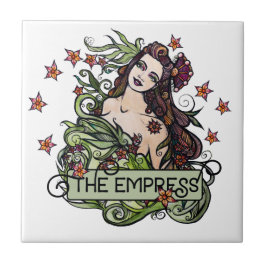 Azulejo La tarjeta Tarot de Empress