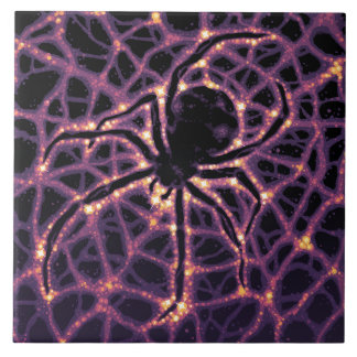 Azulejo La telaraña cósmica, la galaxia de Halloween del h