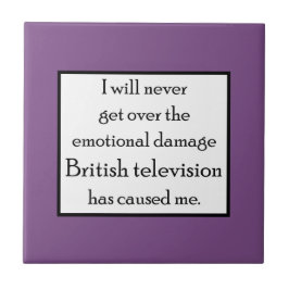 Azulejo La televisión británica me ha dañado emocionalment