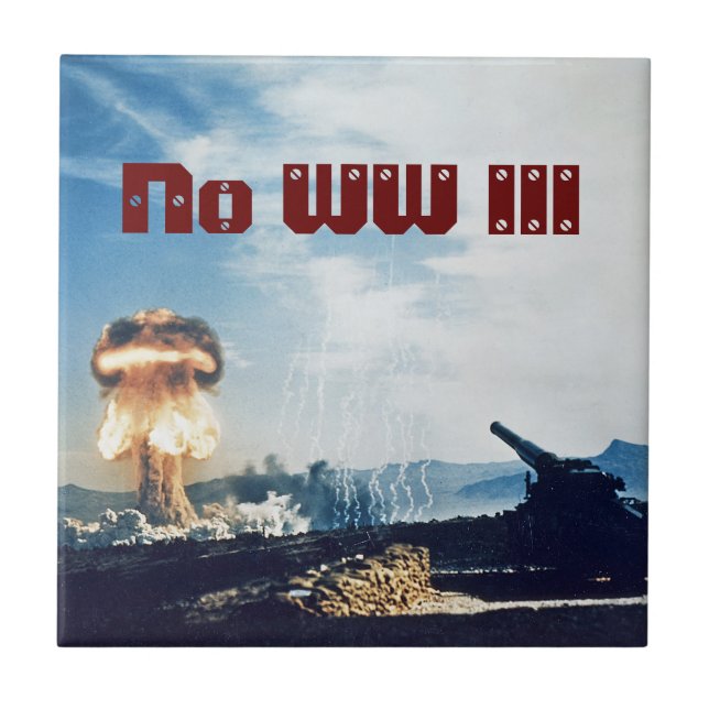 Azulejo La tercera guerra mundial (Frente)