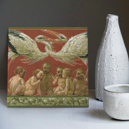 Azulejo La tienda de Anton Seder cimenta el muro Art Nouve