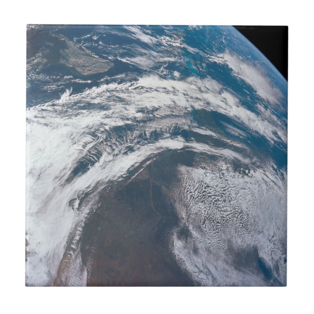 Azulejo La Tierra Desde La Nave Espacial Apolo 12. (Frente)