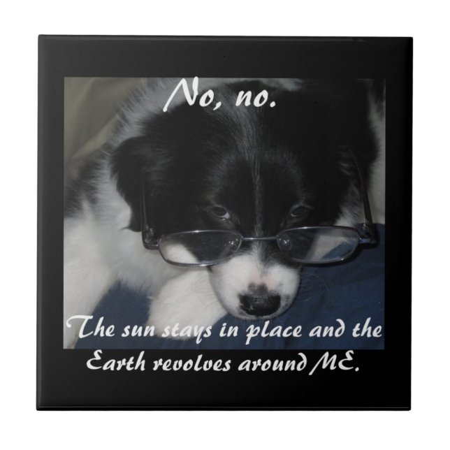 Azulejo "La Tierra Se Revuelta A Mi Alrededor" (Frente)