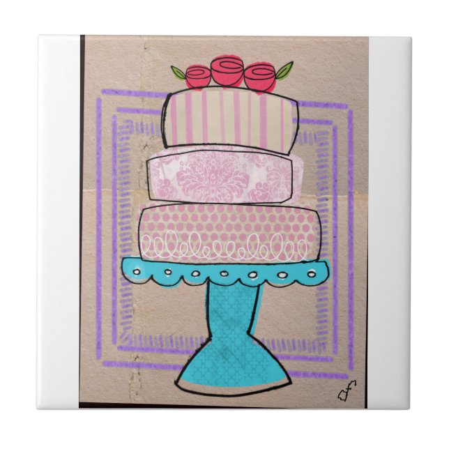 Azulejo La Torre Pastel Patrón (Frente)