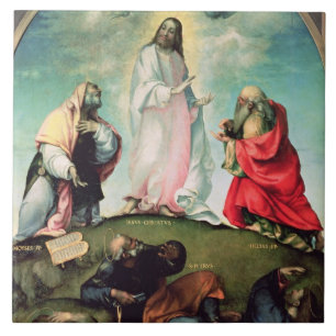 Azulejo La transfiguración de Cristo, c.1510-12 (aceite e