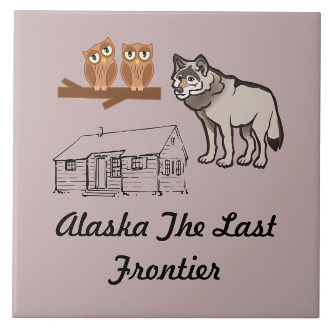 Azulejo La última frontera de Alaska (Frente)