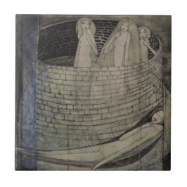 Azulejo La verdad yace en el fondo del pozo