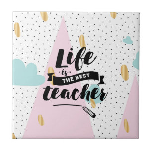 Azulejo La vida es el mejor profesor