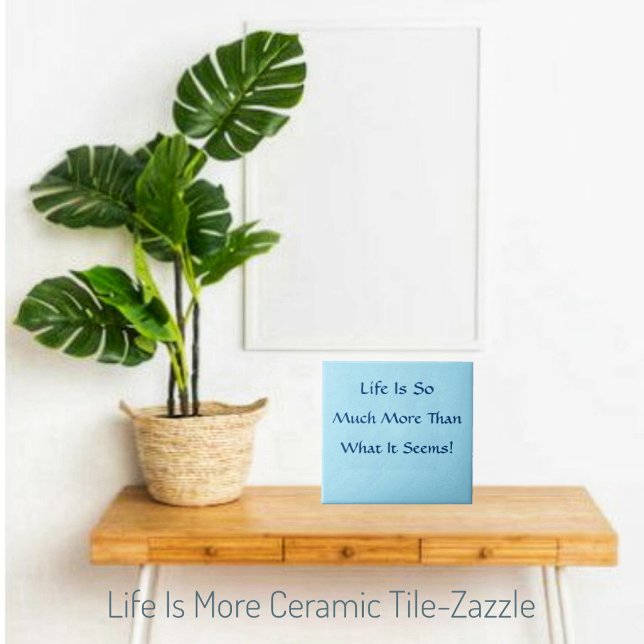 Azulejo La vida es más (Subido por el creador)