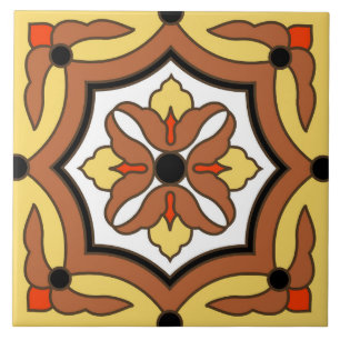 Azulejo La vieja isla catalana de Wrigley Tile de los año