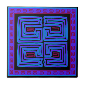 Azulejo Laberinto del Chamán Tribal