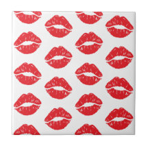 Labios Rojos, Labios Rojos, Beso, Patrón De Labios