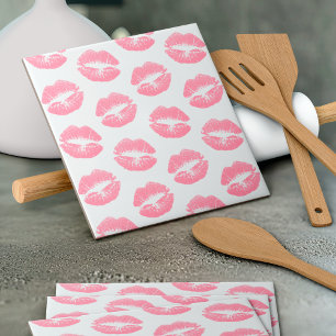 Azulejo Labios Rosados, Patrón De Labios, Palo De Labios R