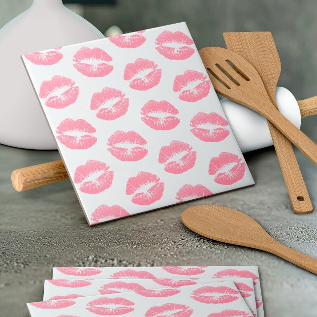 Azulejo Labios Rosados, Patrón De Labios, Palo De Labios R (Subido por el creador)