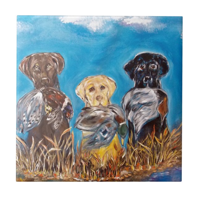 AZULEJO LABRADORES RETRIEVERS (Frente)