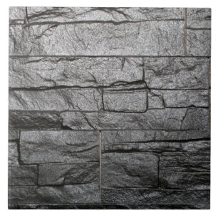 Azulejo Ladrillo Gris oscuro de piedra granítica de márm