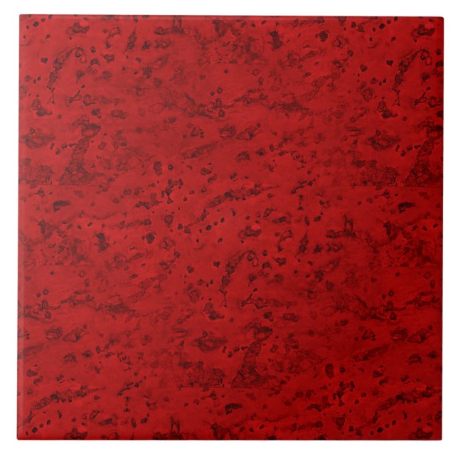 Azulejo Ladrillo rojo de fuego parece grano de madera (Frente)